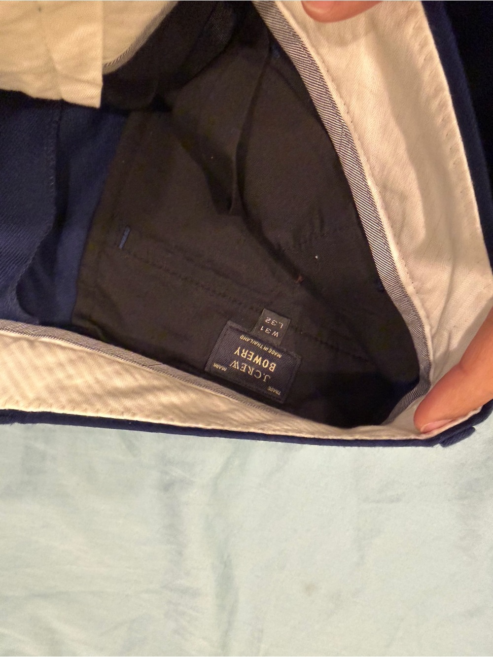 J. Crew Bowery Men's Pants in Navy (31x32)